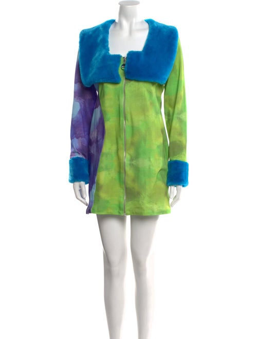 Ahluwalia Tie-Dye Print Mini Dress