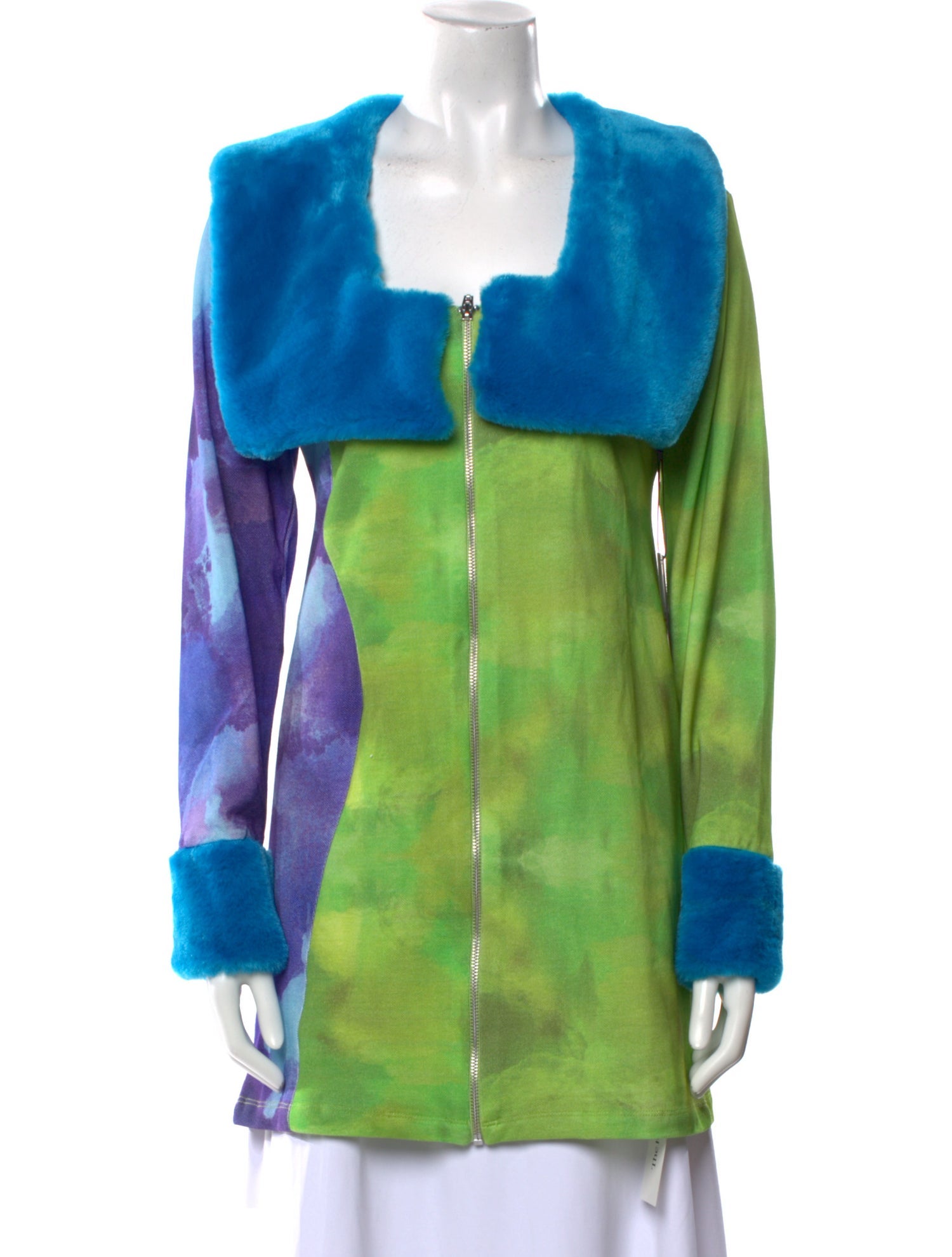 Ahluwalia Tie-Dye Print Mini Dress