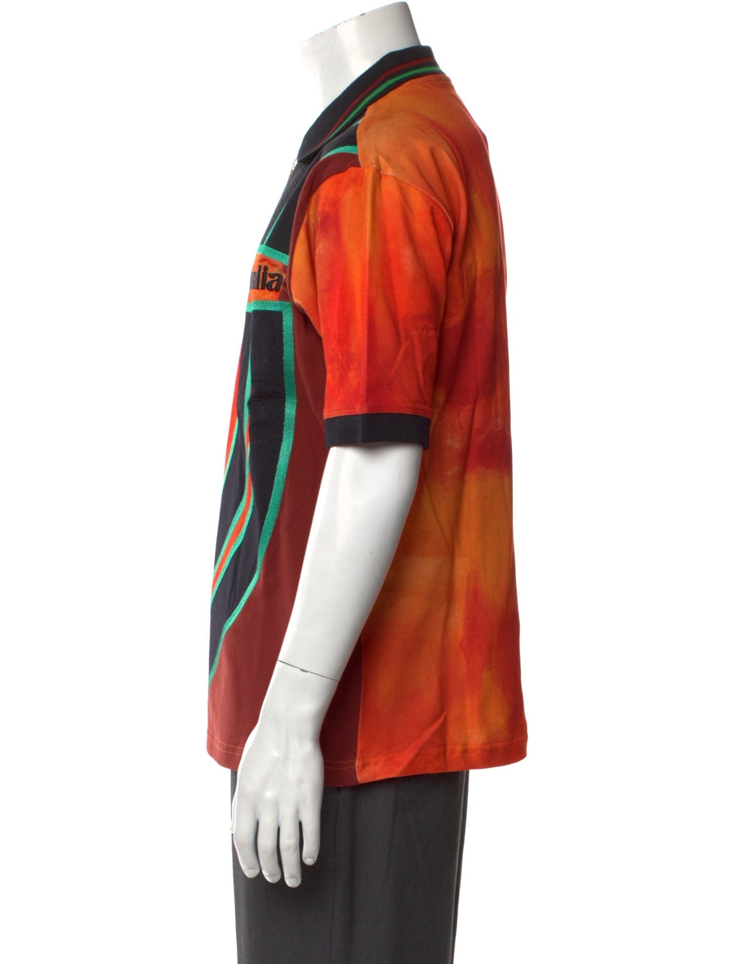 Ahluwalia 2023 Printed Polo Shirt w/ Tags