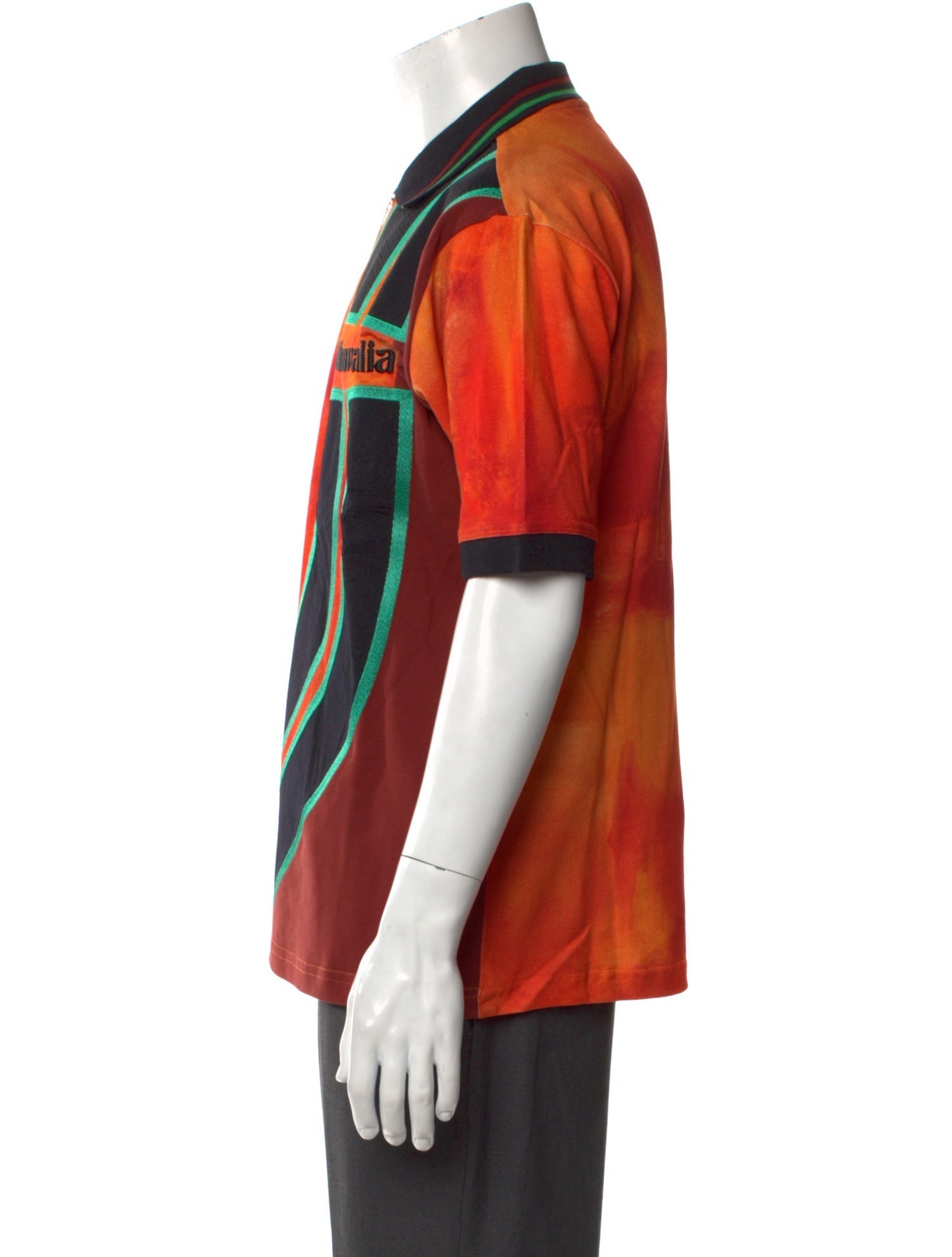 Ahluwalia 2023 Printed Polo Shirt w/ Tags