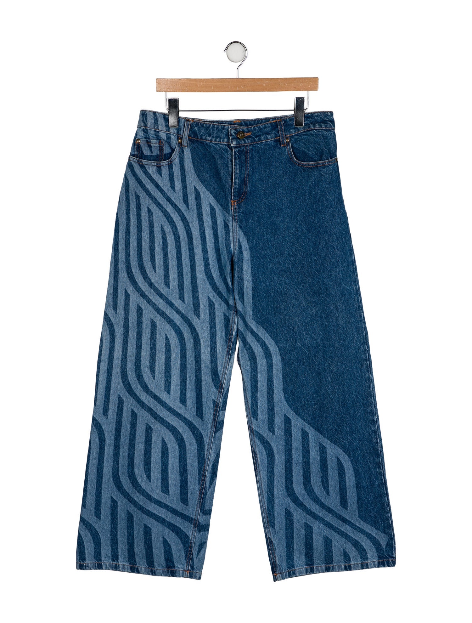 Ahluwalia High-Rise Wide Leg Jeans