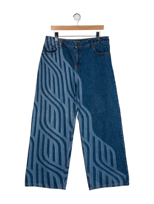 Ahluwalia High-Rise Wide Leg Jeans