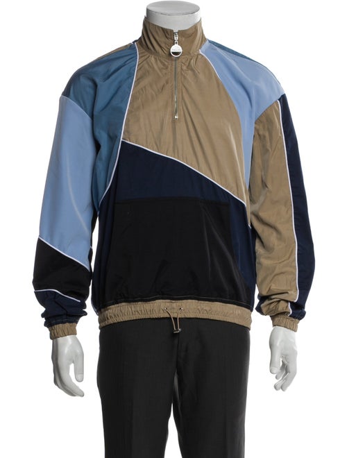 Ahluwalia Colorblock Pattern Windbreaker