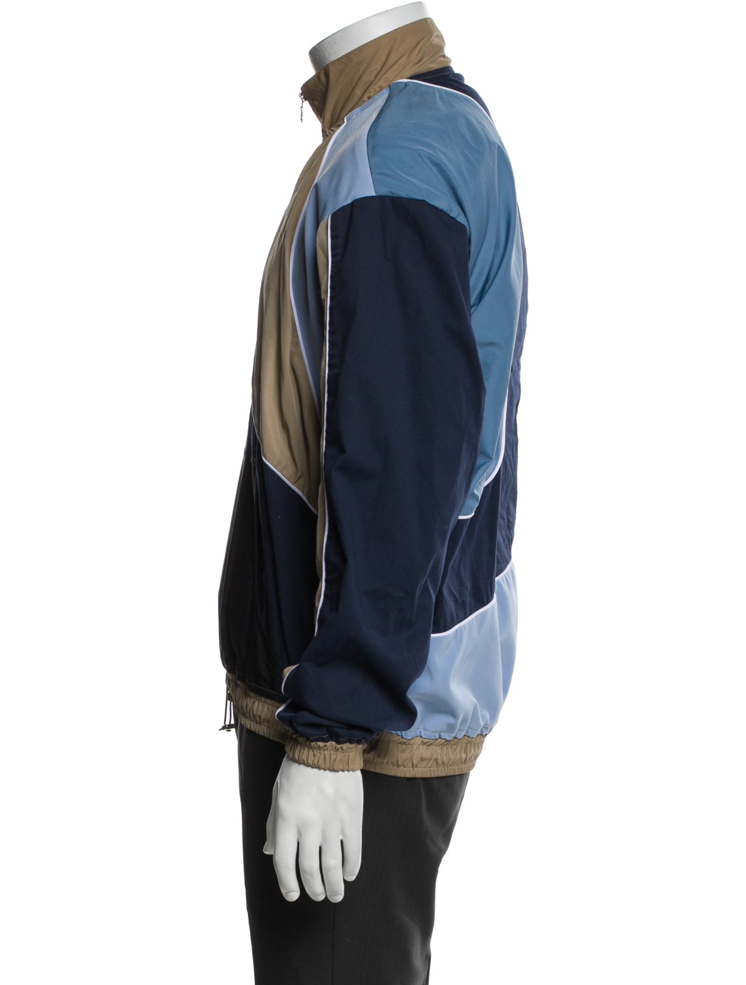 Ahluwalia Colorblock Pattern Windbreaker