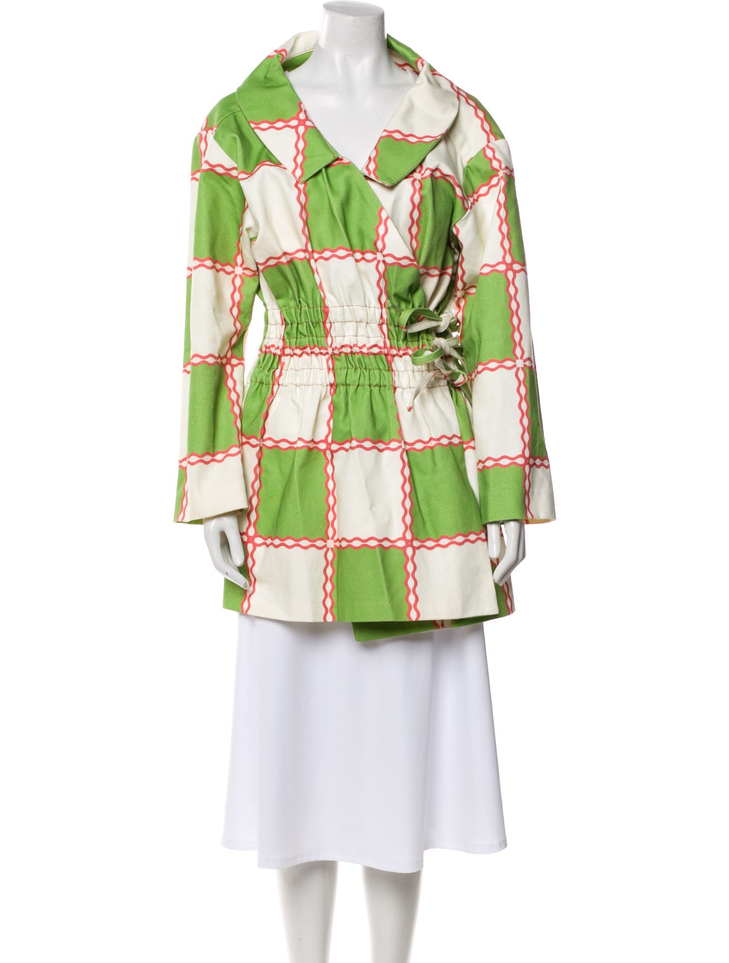 Ahluwalia Plaid Print Jacket