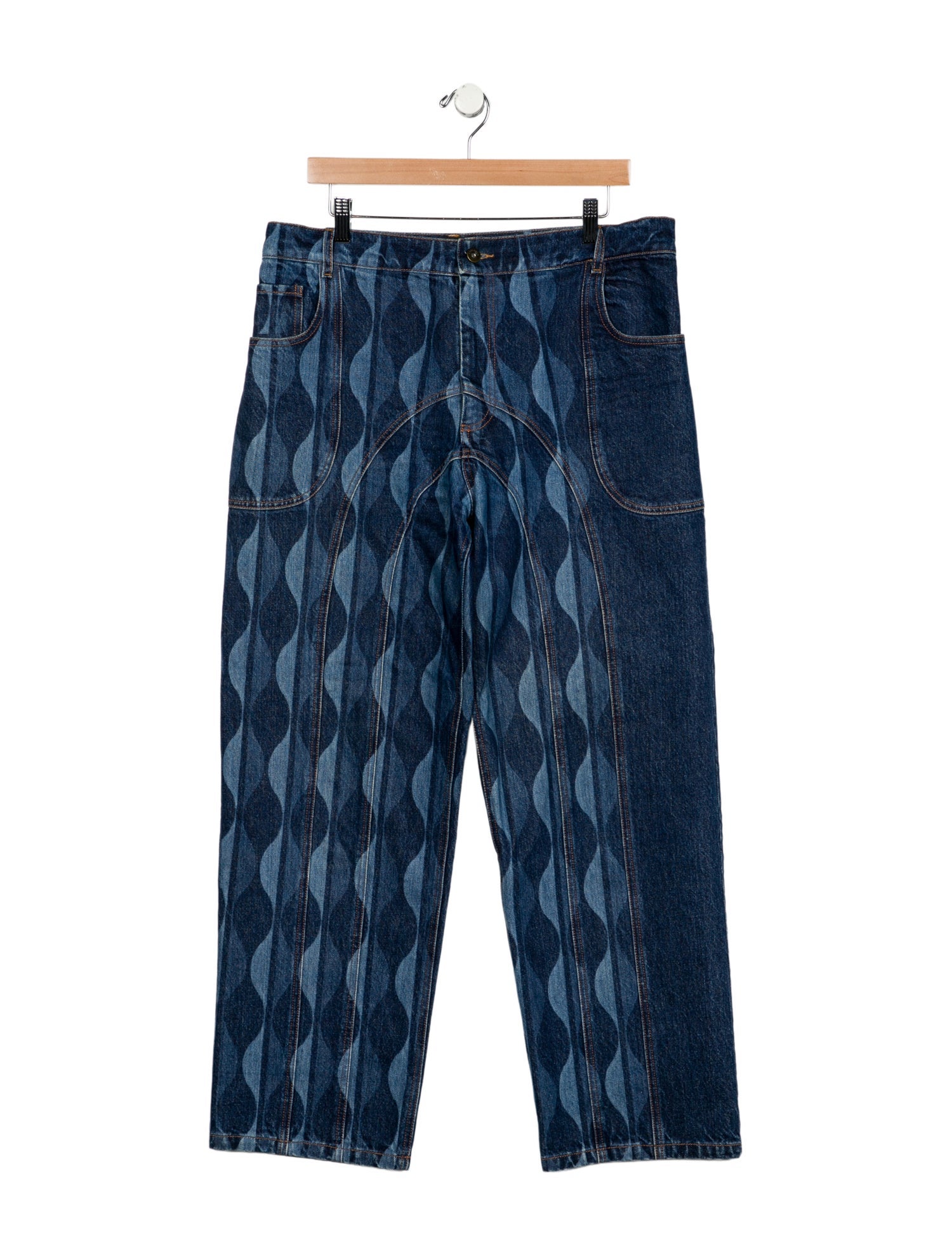 Ahluwalia High-Rise Wide Leg Jeans