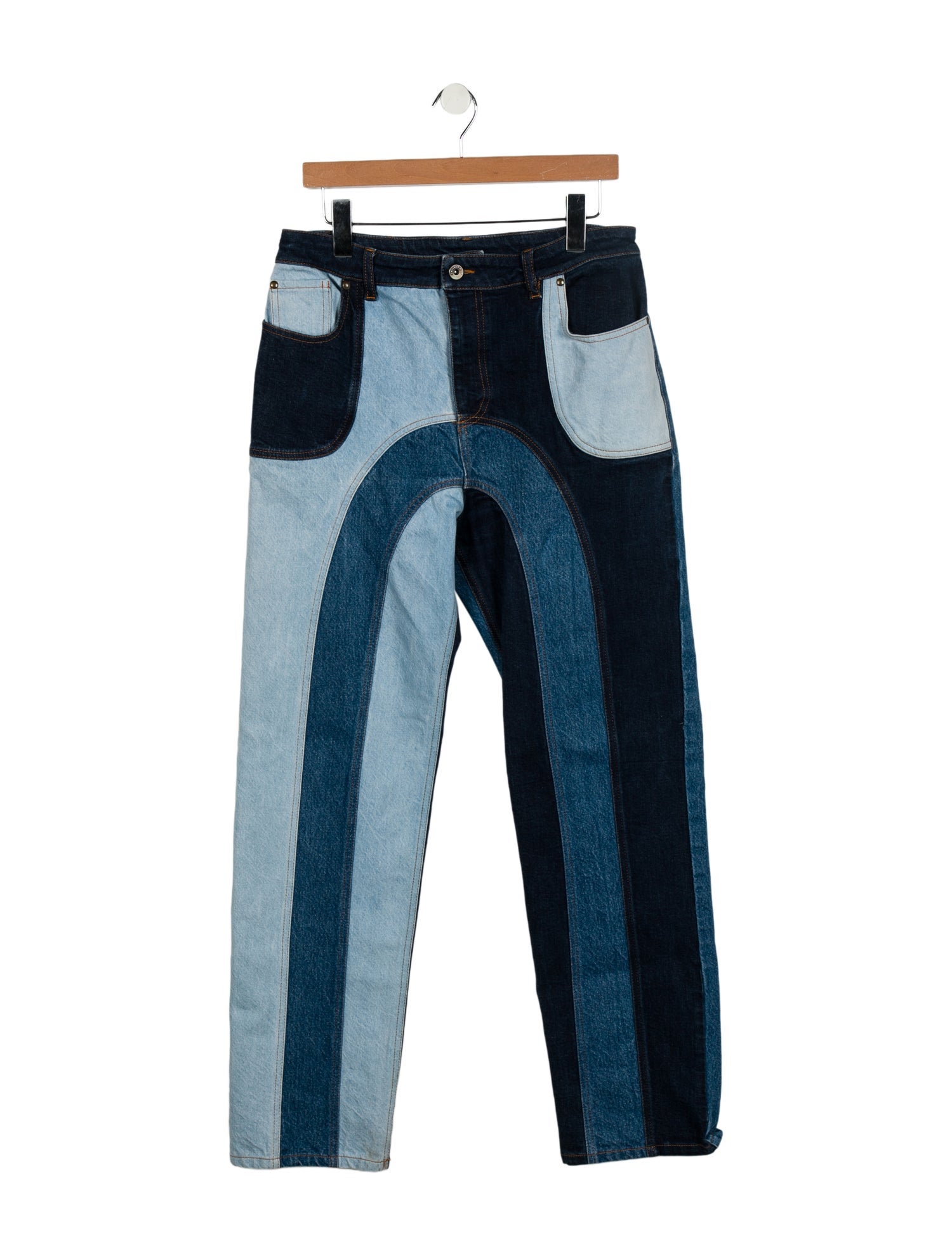 Ahluwalia High-Rise Straight Leg Jeans