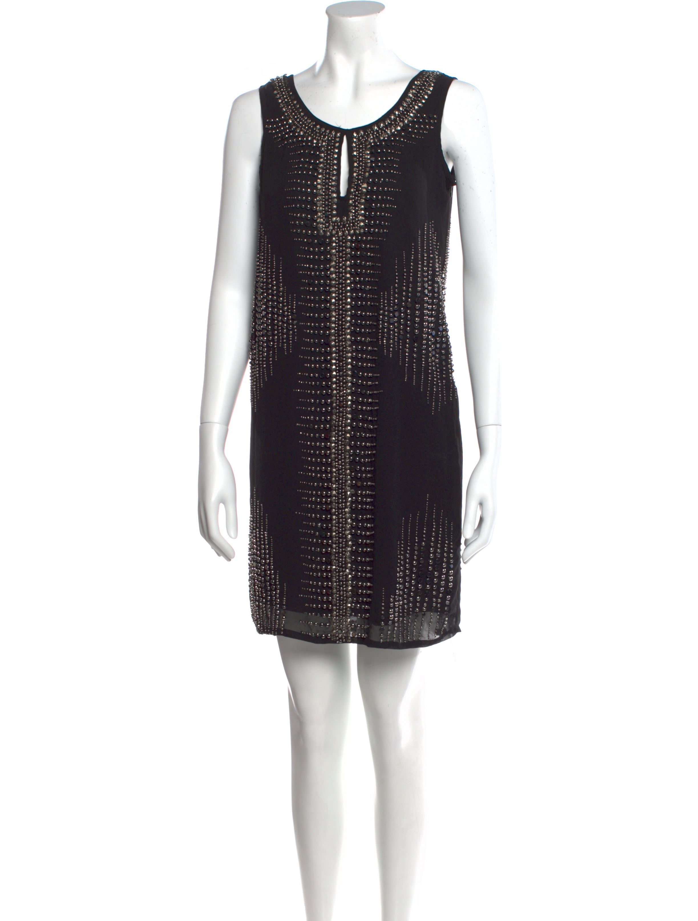 Alberto Makali Scoop Neck Mini Dress