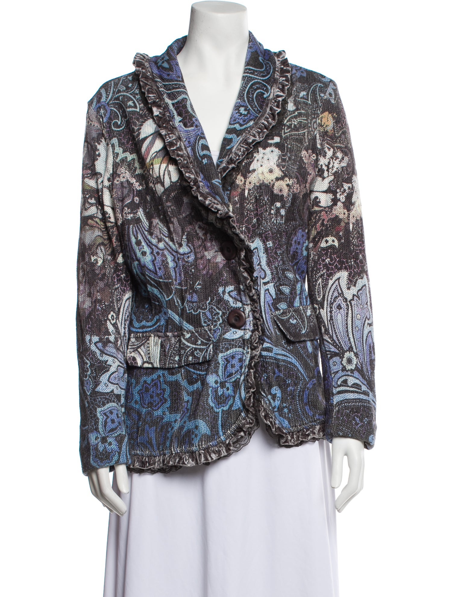 Alberto Makali Floral Print Blazer