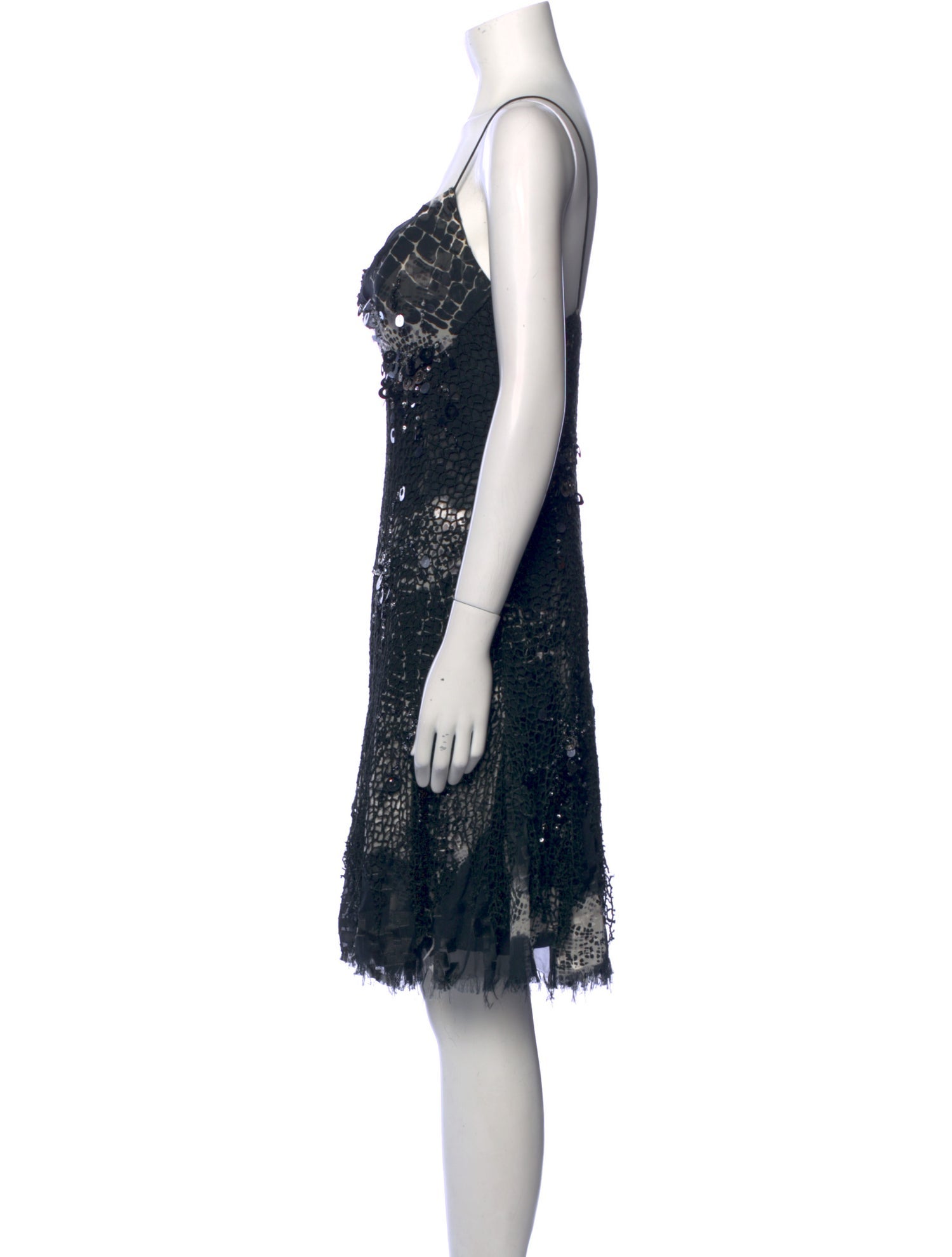 Alberto Makali Silk Knee-Length Dress