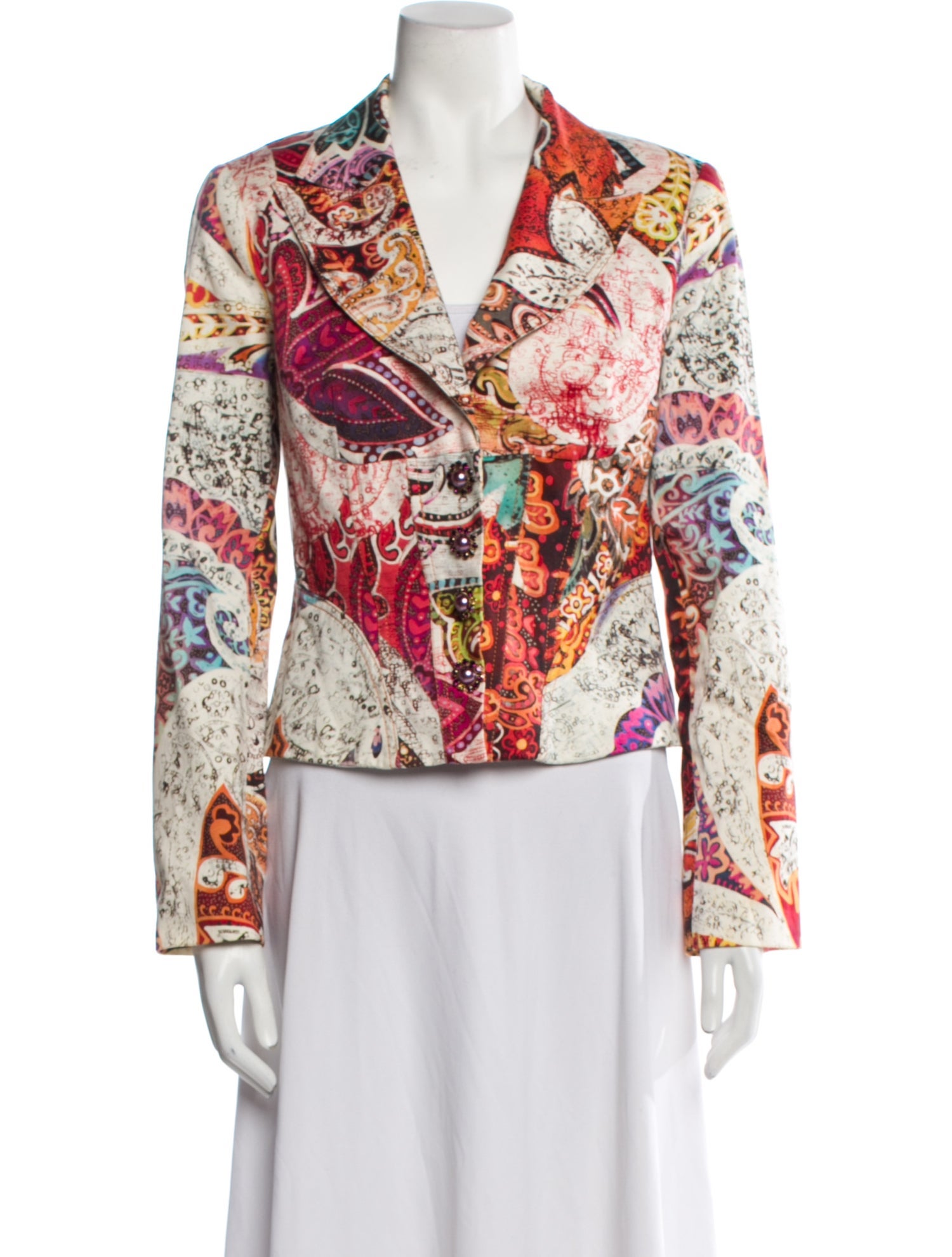 Alberto Makali Paisley Print Blazer