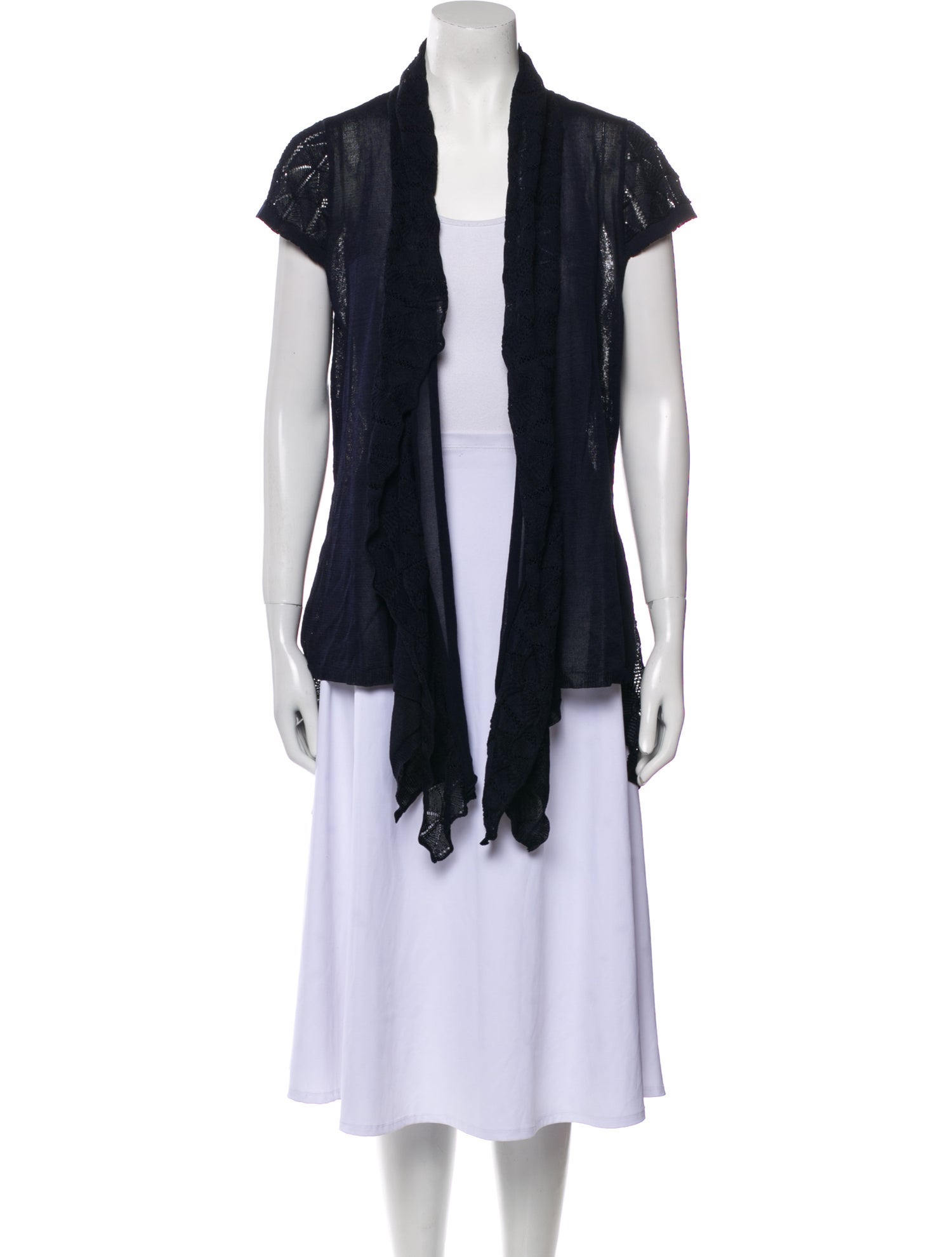 Alberto Makali Open Front Sweater