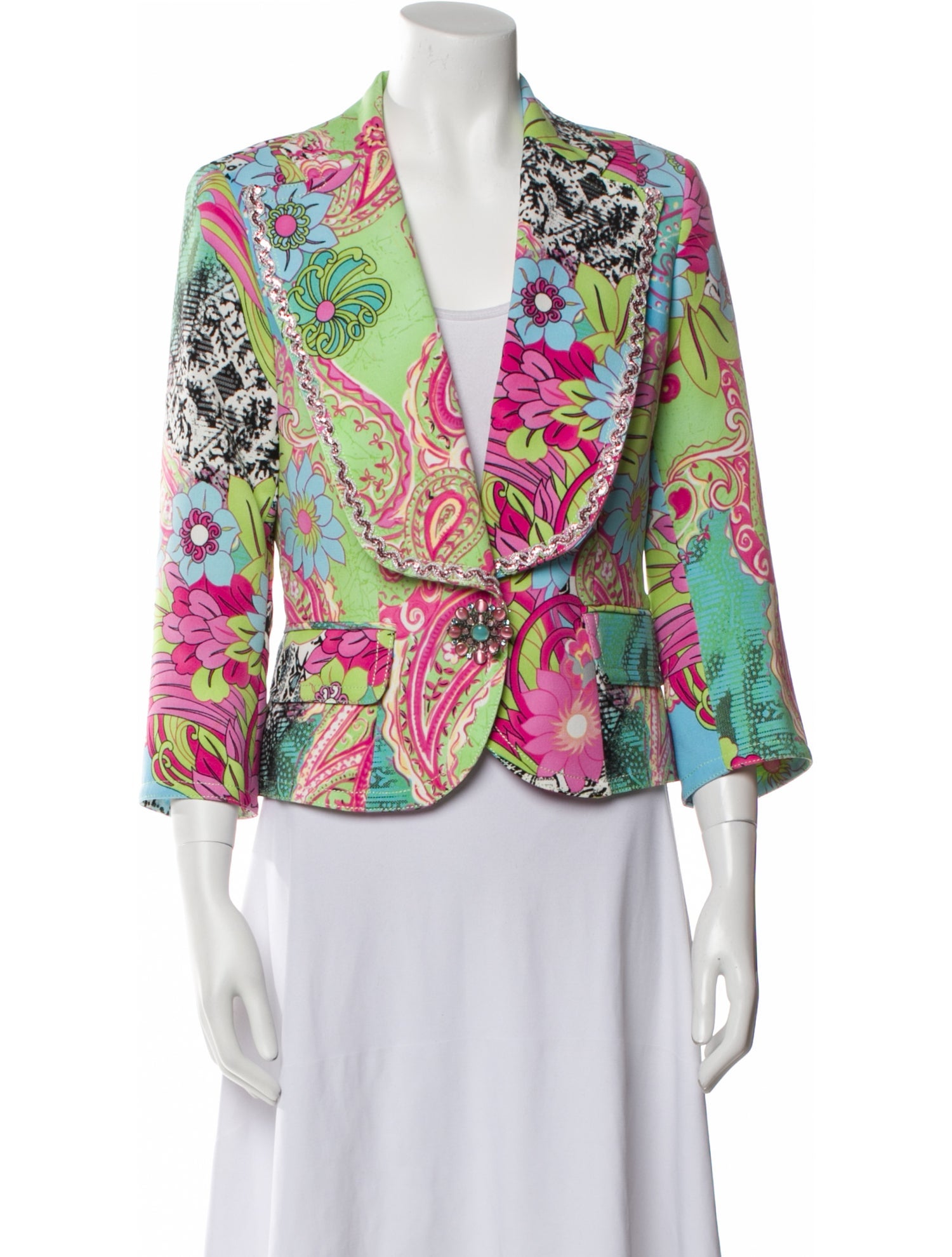 Alberto Makali Floral Print Jacket
