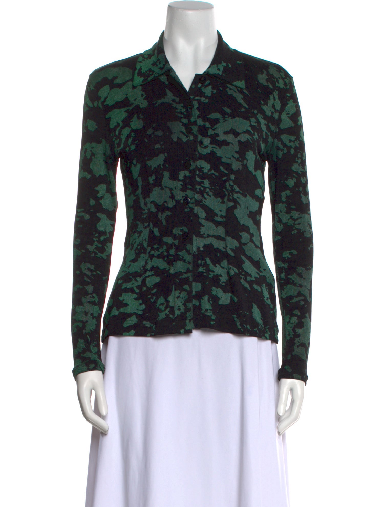 Alberto Makali Printed V-Neck Sweater