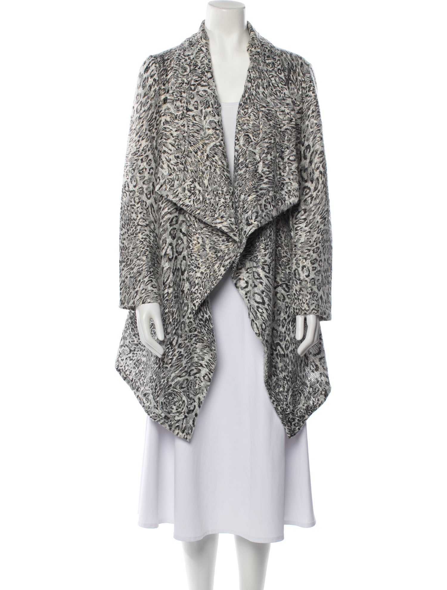 Alberto Makali Tweed Pattern Jacket