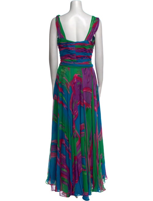 Alberto Makali Silk Long Dress