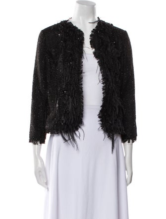 Alberto Makali Tweed Evening Jacket