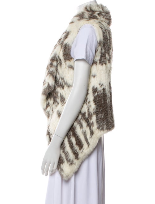 Alberto Makali Fur Striped Fur Jacket