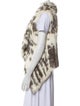 Alberto Makali Fur Striped Fur Jacket