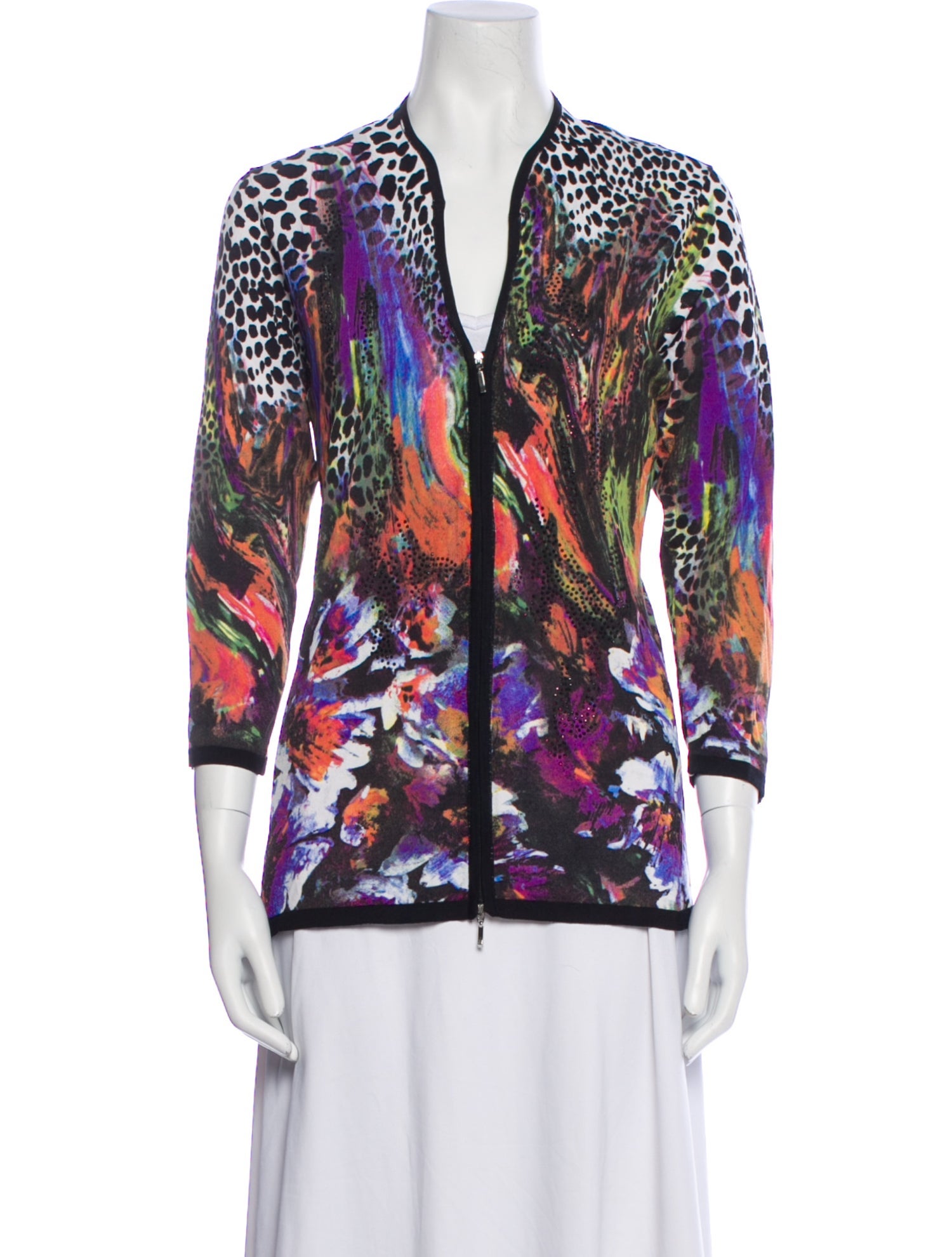 Alberto Makali Animal Print Blazer