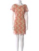 Alberto Makali Lace Pattern Mini Dress