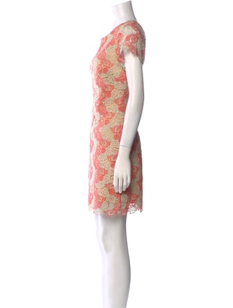 Alberto Makali Lace Pattern Mini Dress
