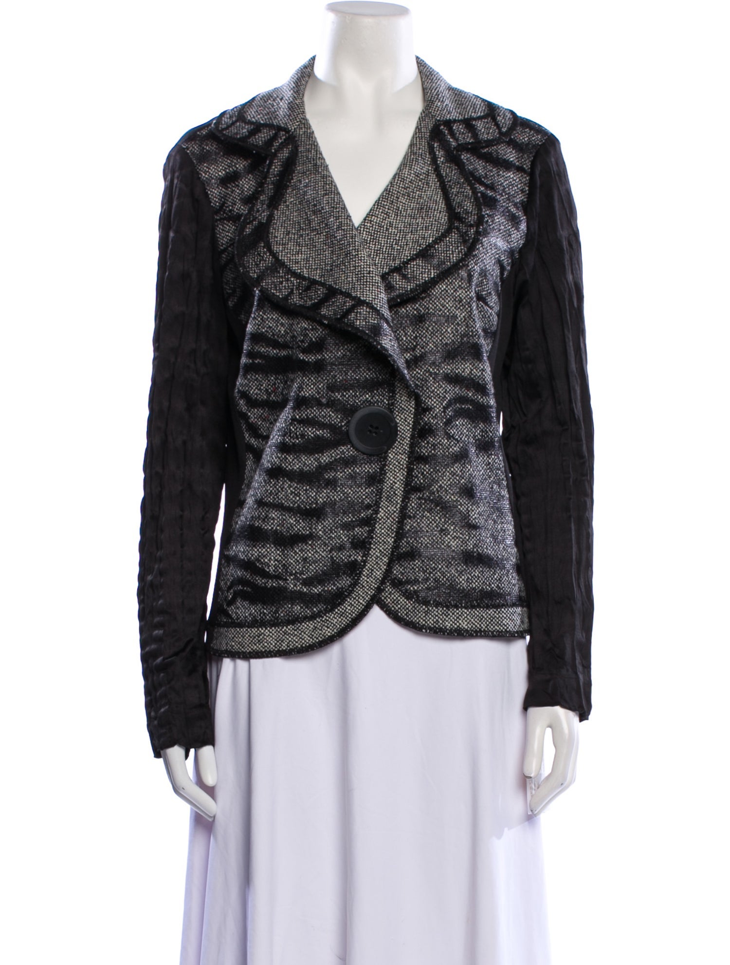 Alberto Makali Tweed Pattern Blazer w/ Tags