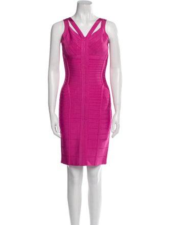 Alberto Makali V-Neck Mini Dress