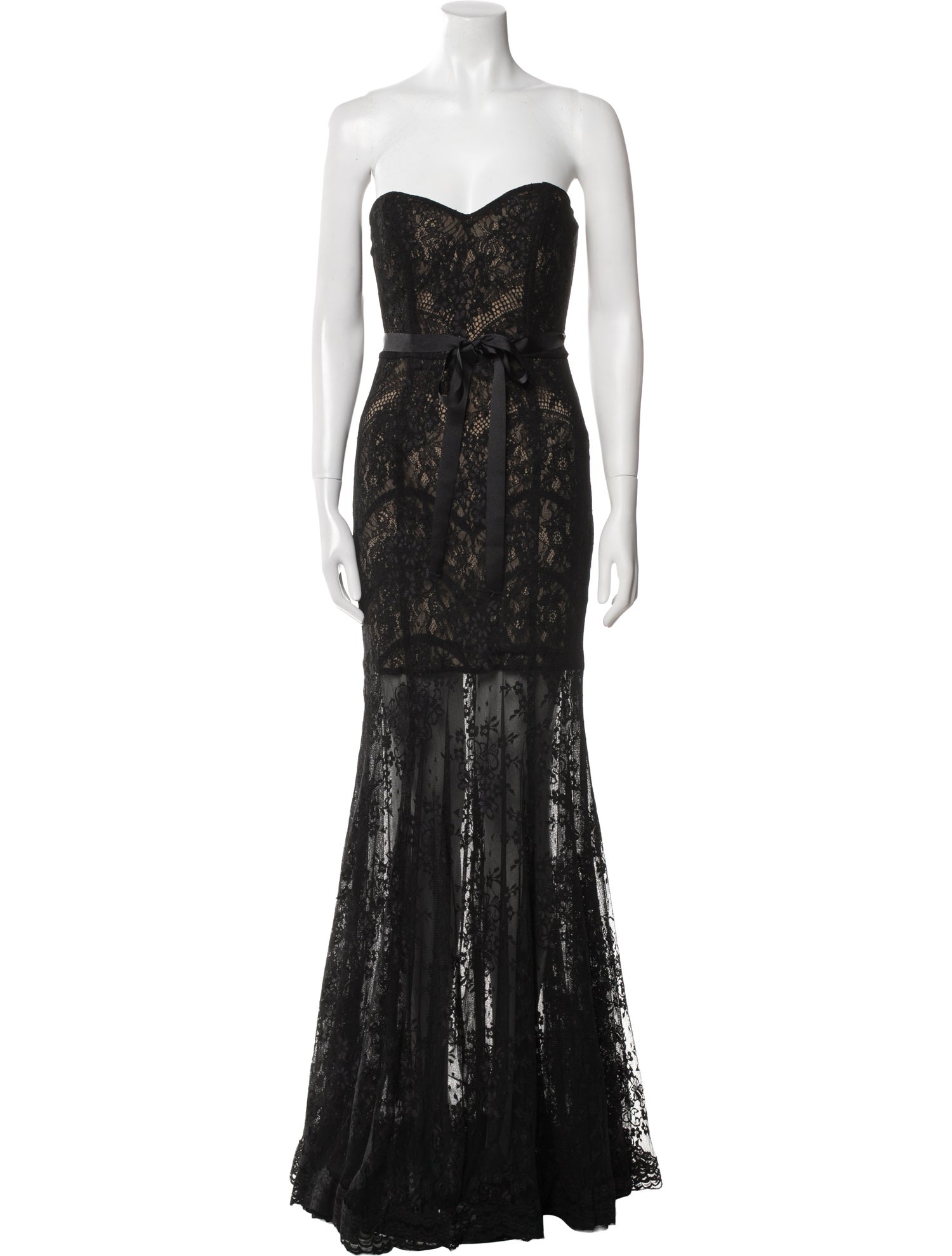 Alberto Makali Lace Long Dress