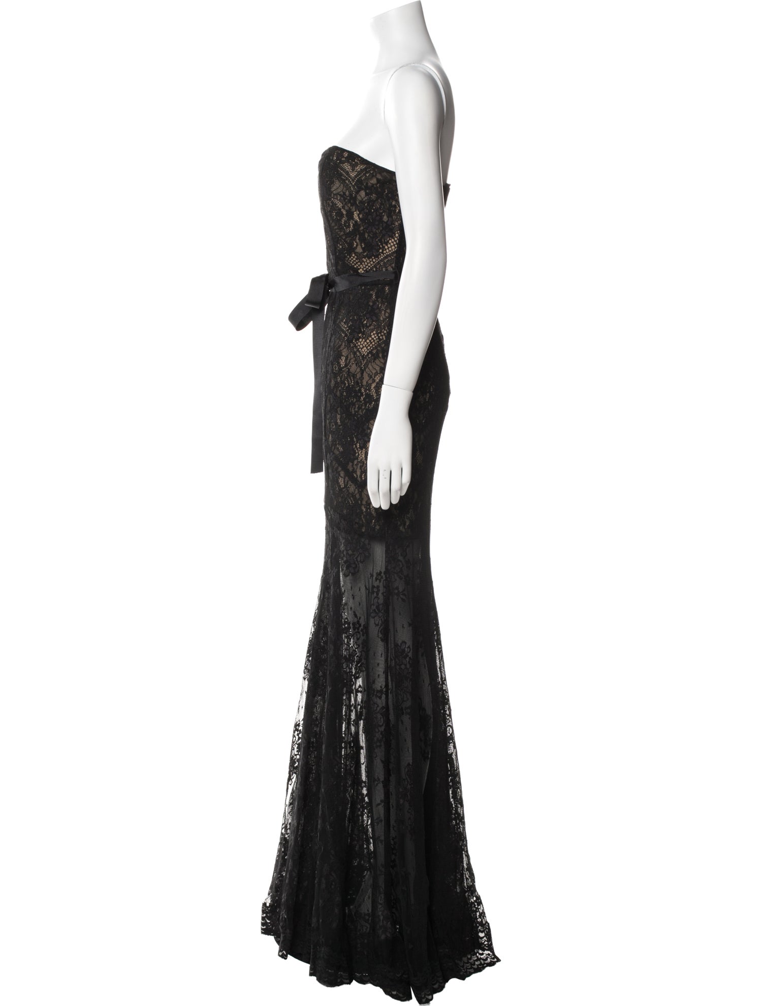 Alberto Makali Lace Long Dress