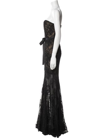 Alberto Makali Lace Long Dress