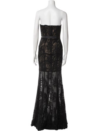 Alberto Makali Lace Long Dress