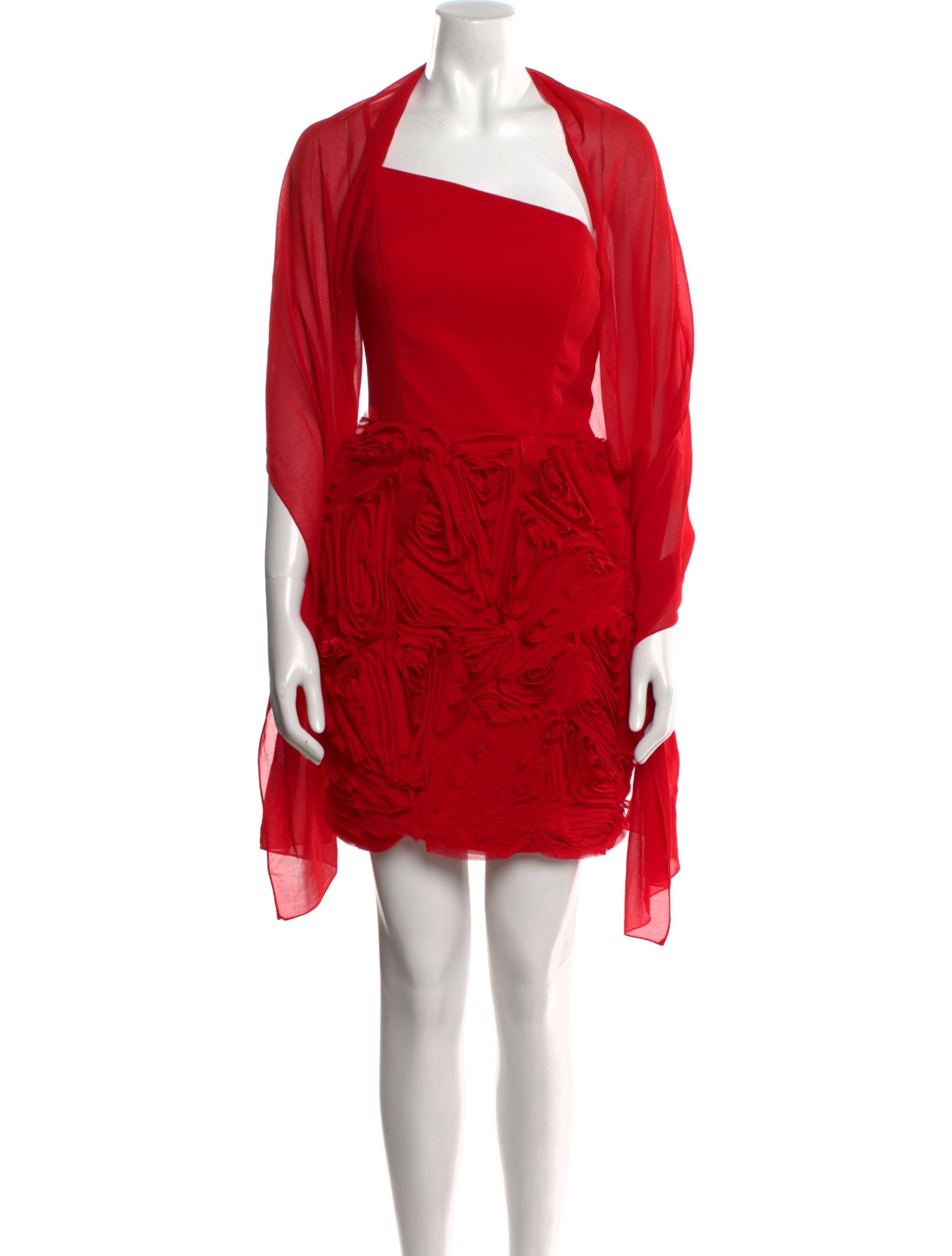 Alberto Makali One-Shoulder Mini Dress w/ Tags