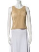 Alberto Makali Scoop Neck Sleeveless Crop Top