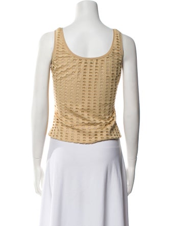 Alberto Makali Scoop Neck Sleeveless Crop Top