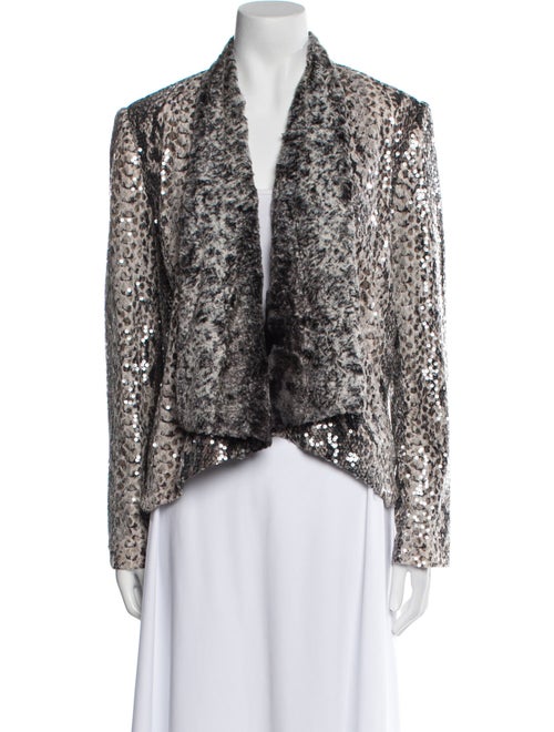 Alberto Makali Nylon Animal Print Coat