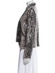 Alberto Makali Nylon Animal Print Coat