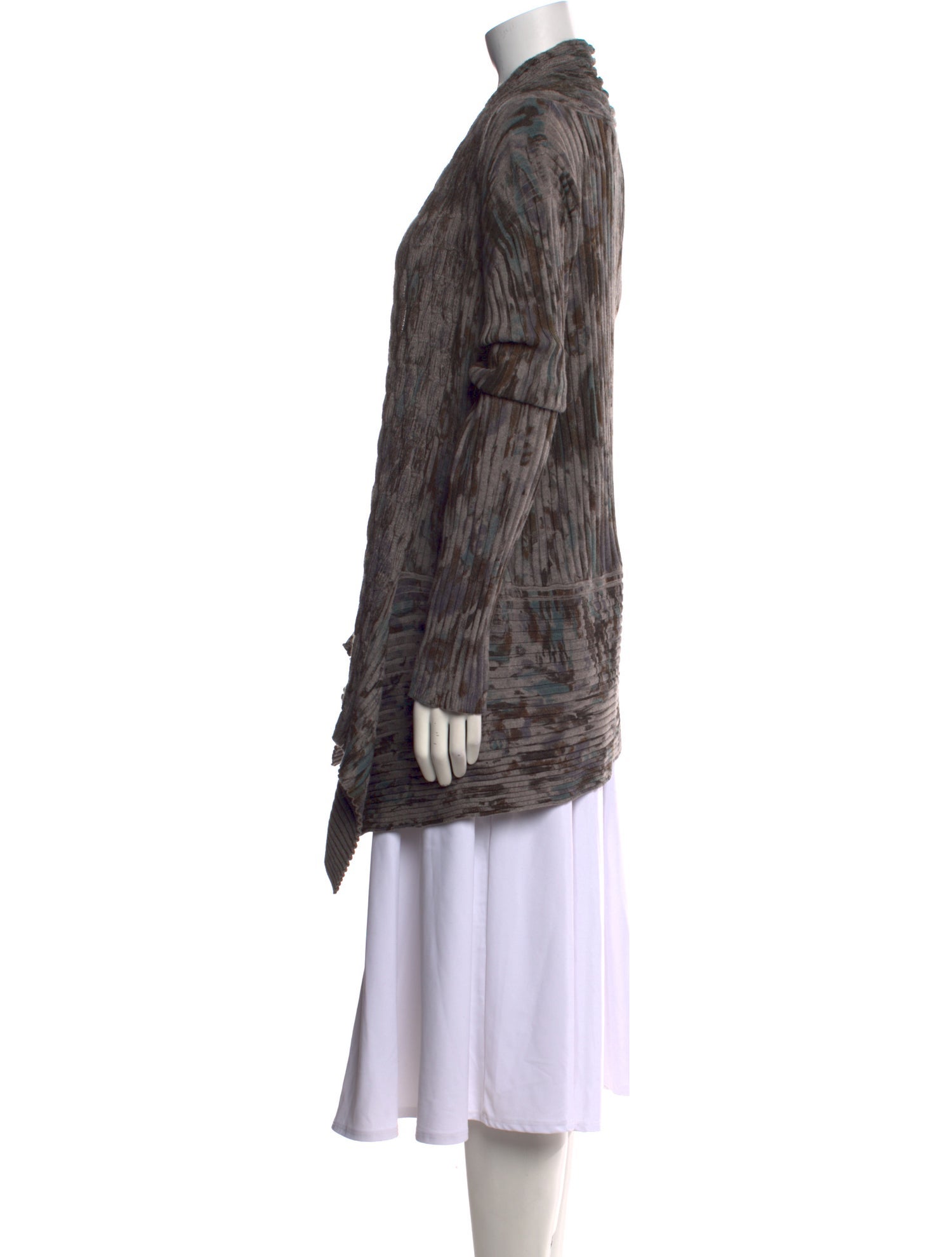 Alberto Makali Printed V-Neck Sweater