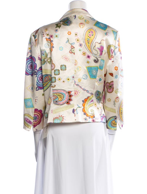 Alberto Makali Silk Printed Blazer