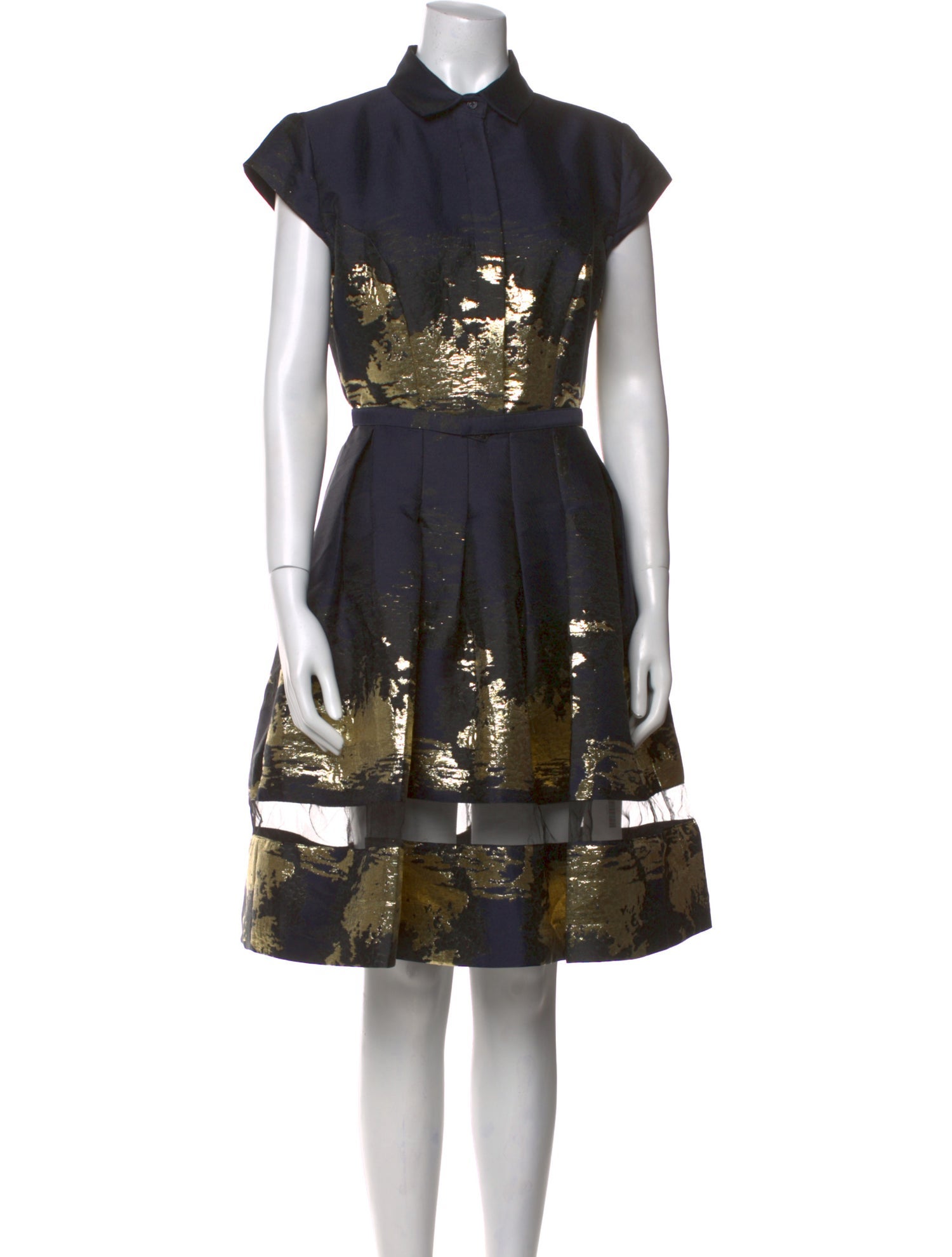 Alberto Makali Floral Print Knee-Length Dress