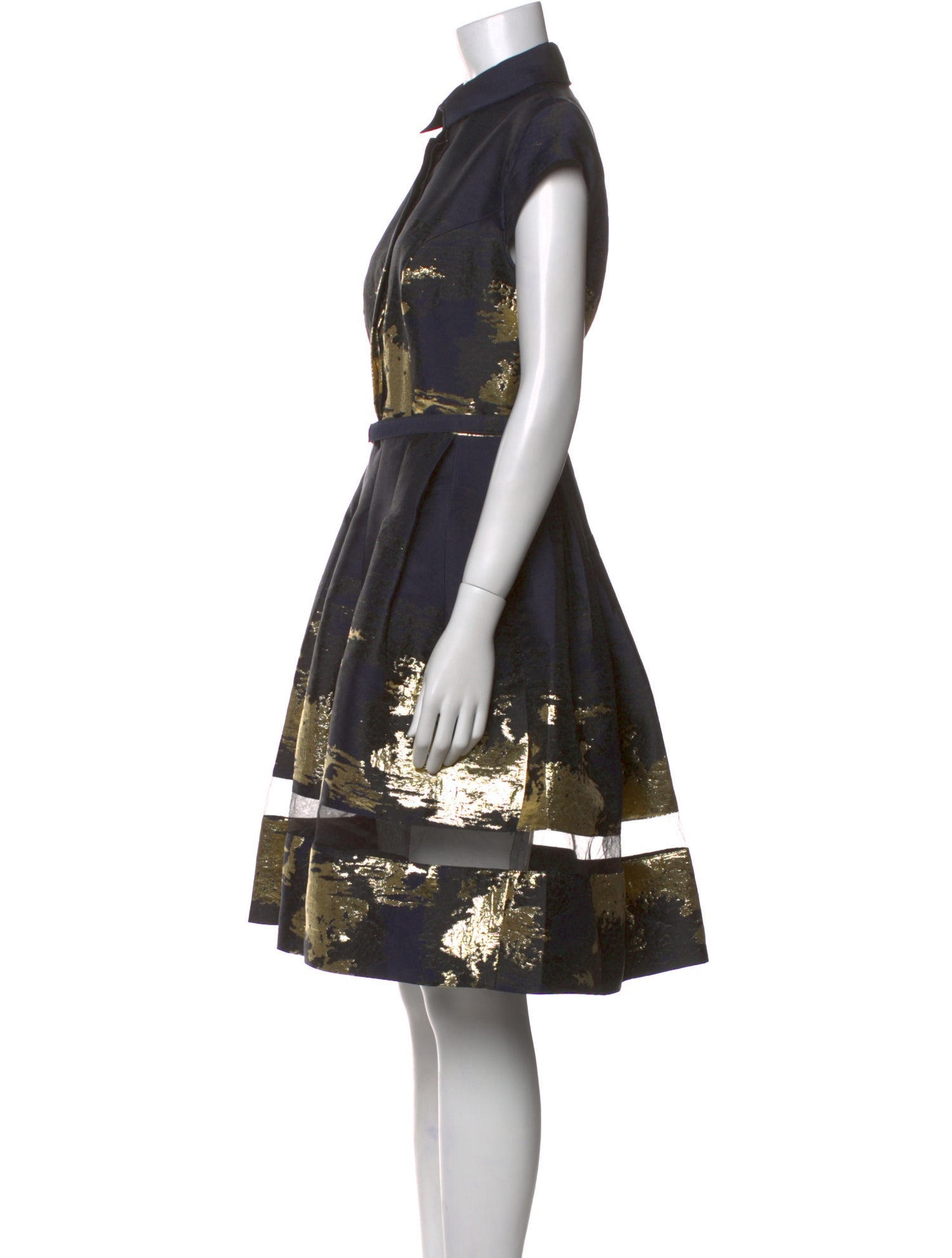 Alberto Makali Floral Print Knee-Length Dress