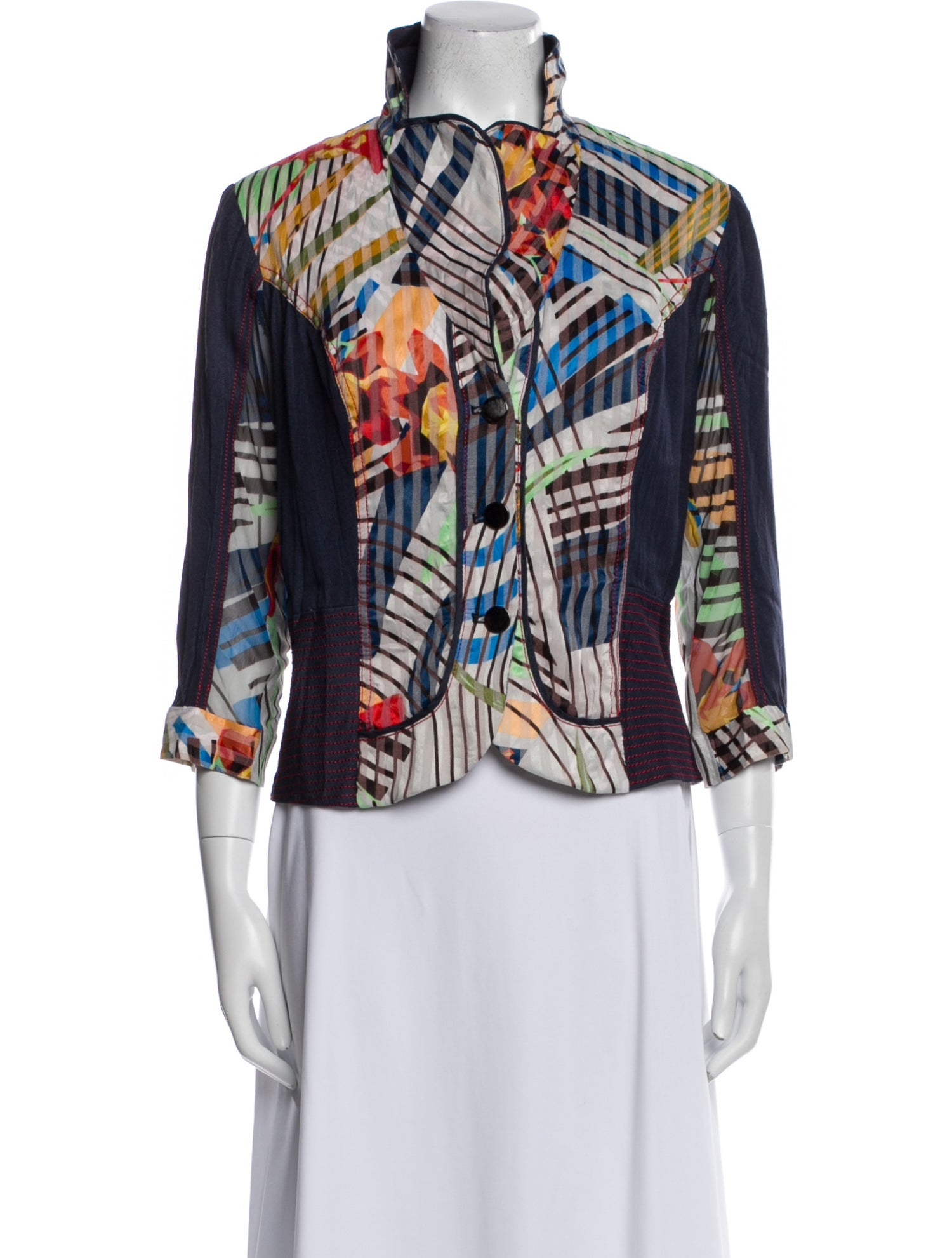 Alberto Makali Striped Blazer