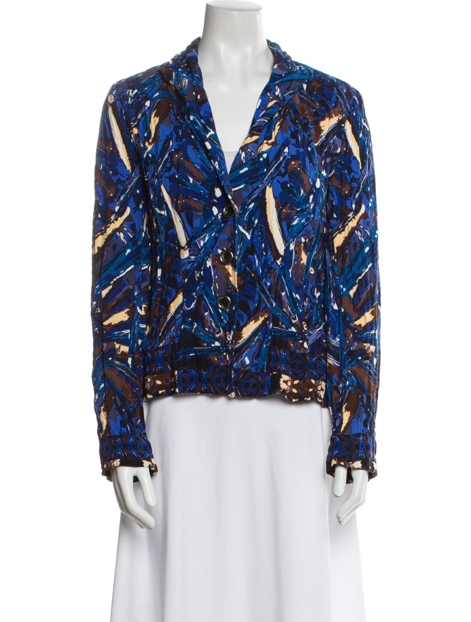 Alberto Makali Printed Blazer