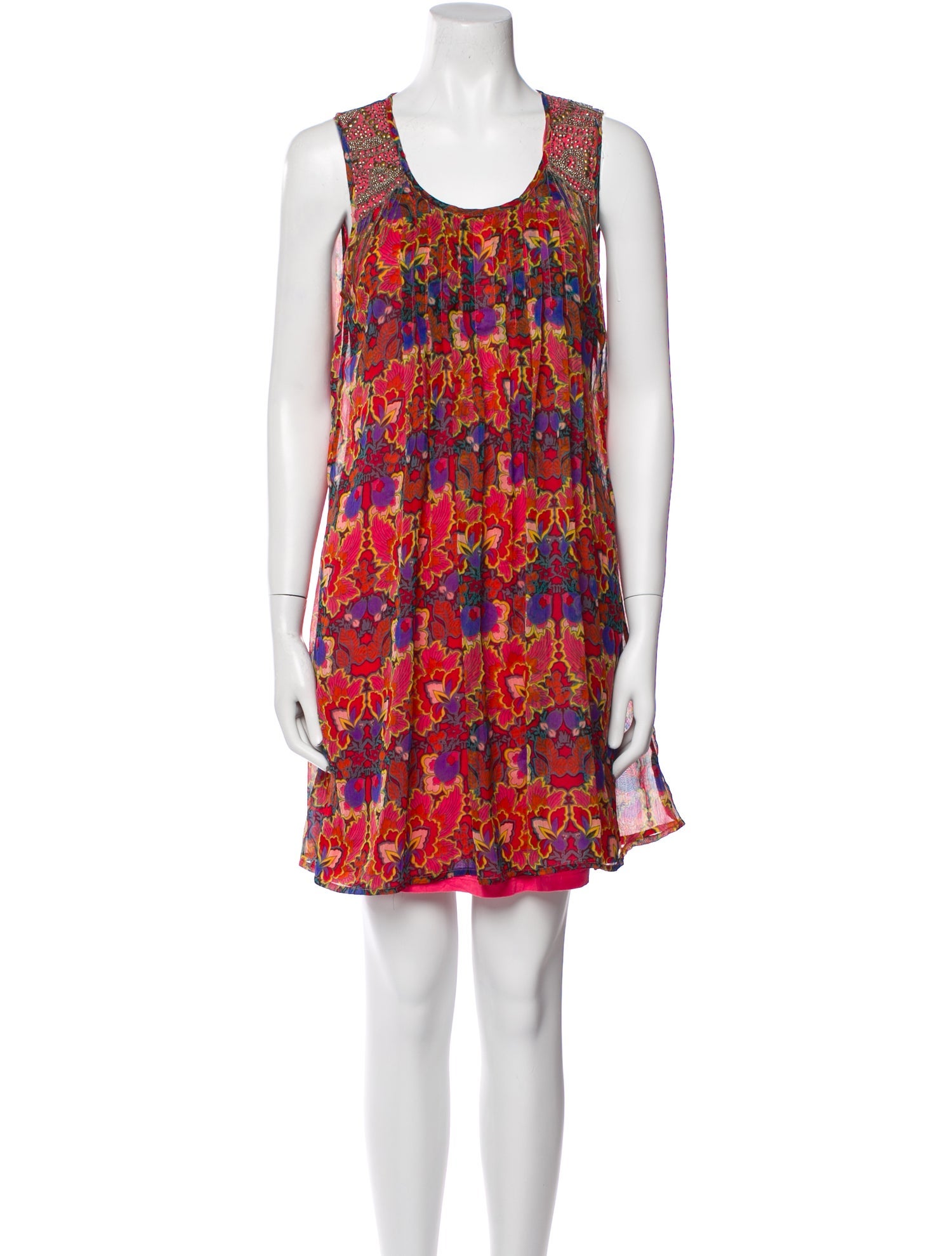 Alberto Makali Floral Print Mini Dress