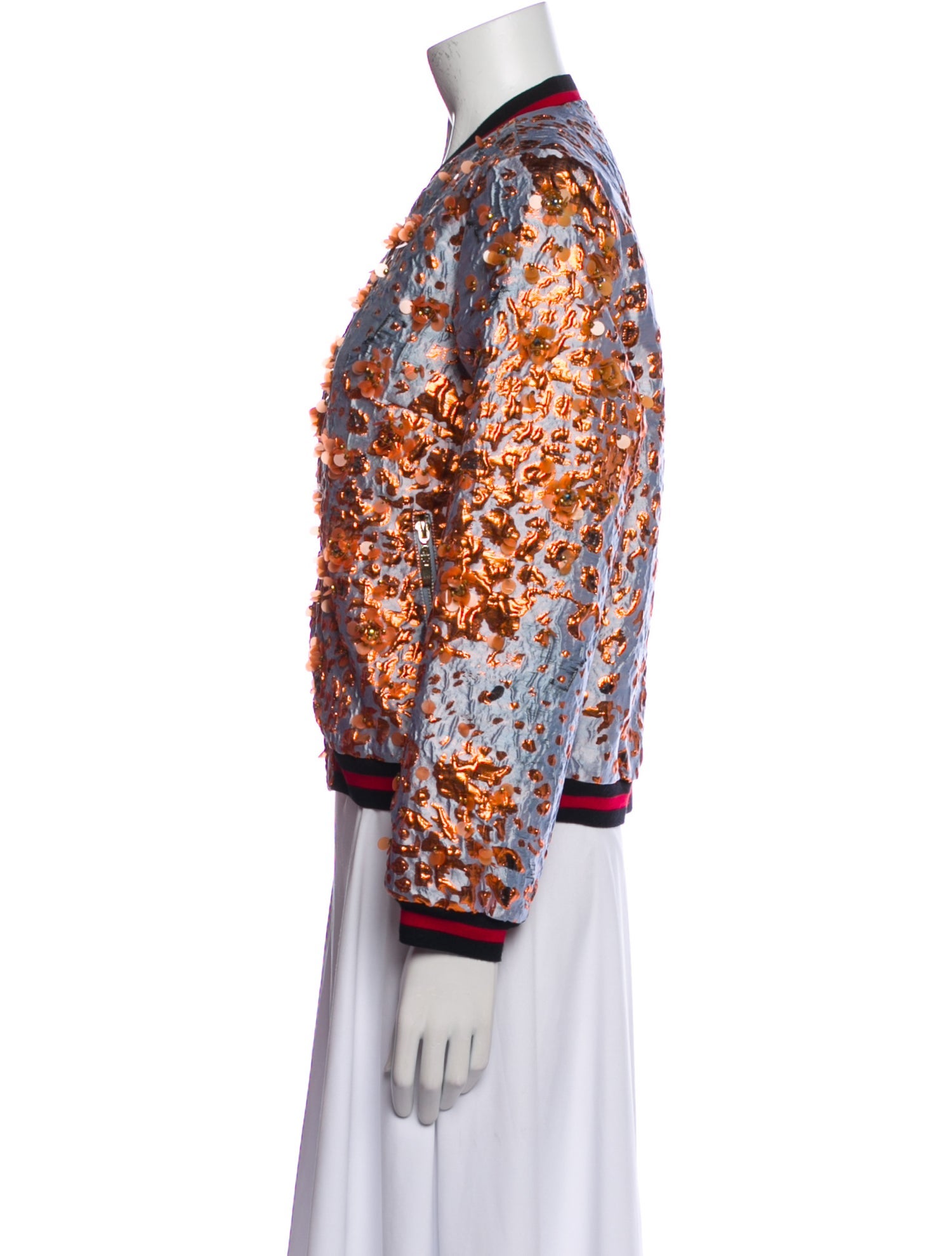 Alberto Makali Floral Print Bomber Jacket