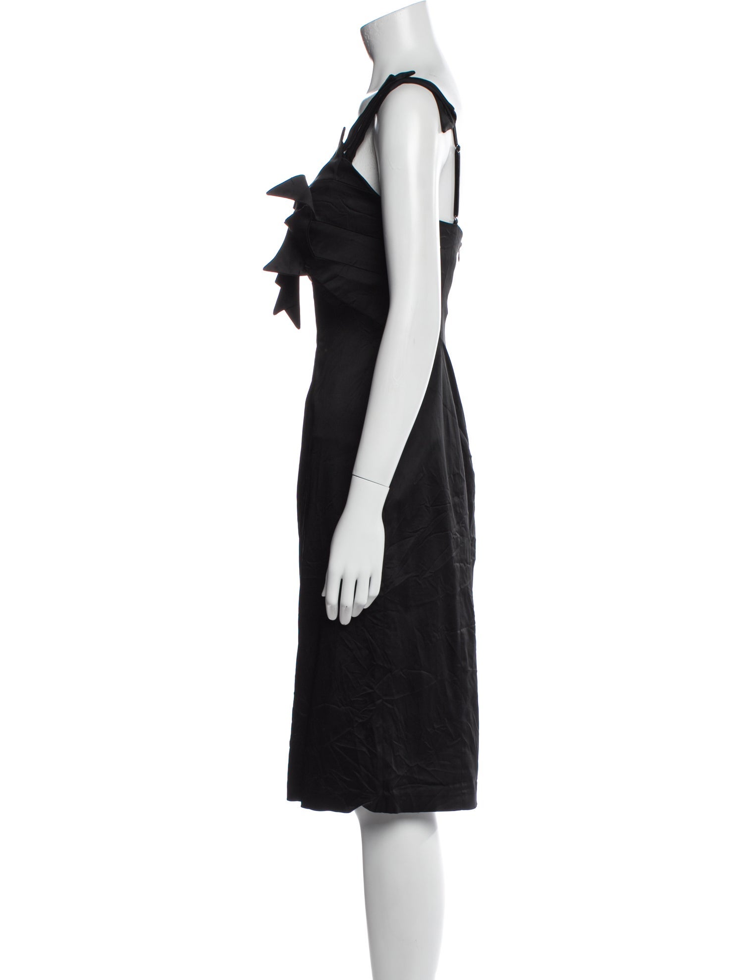 Alberto Makali One-Shoulder Mini Dress