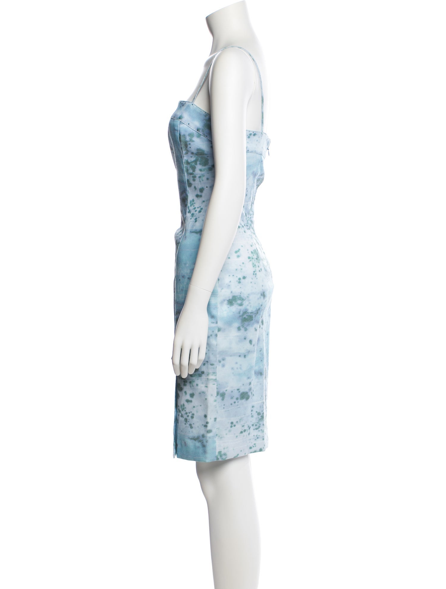 Alberto Makali Tie-Dye Print Knee-Length Dress