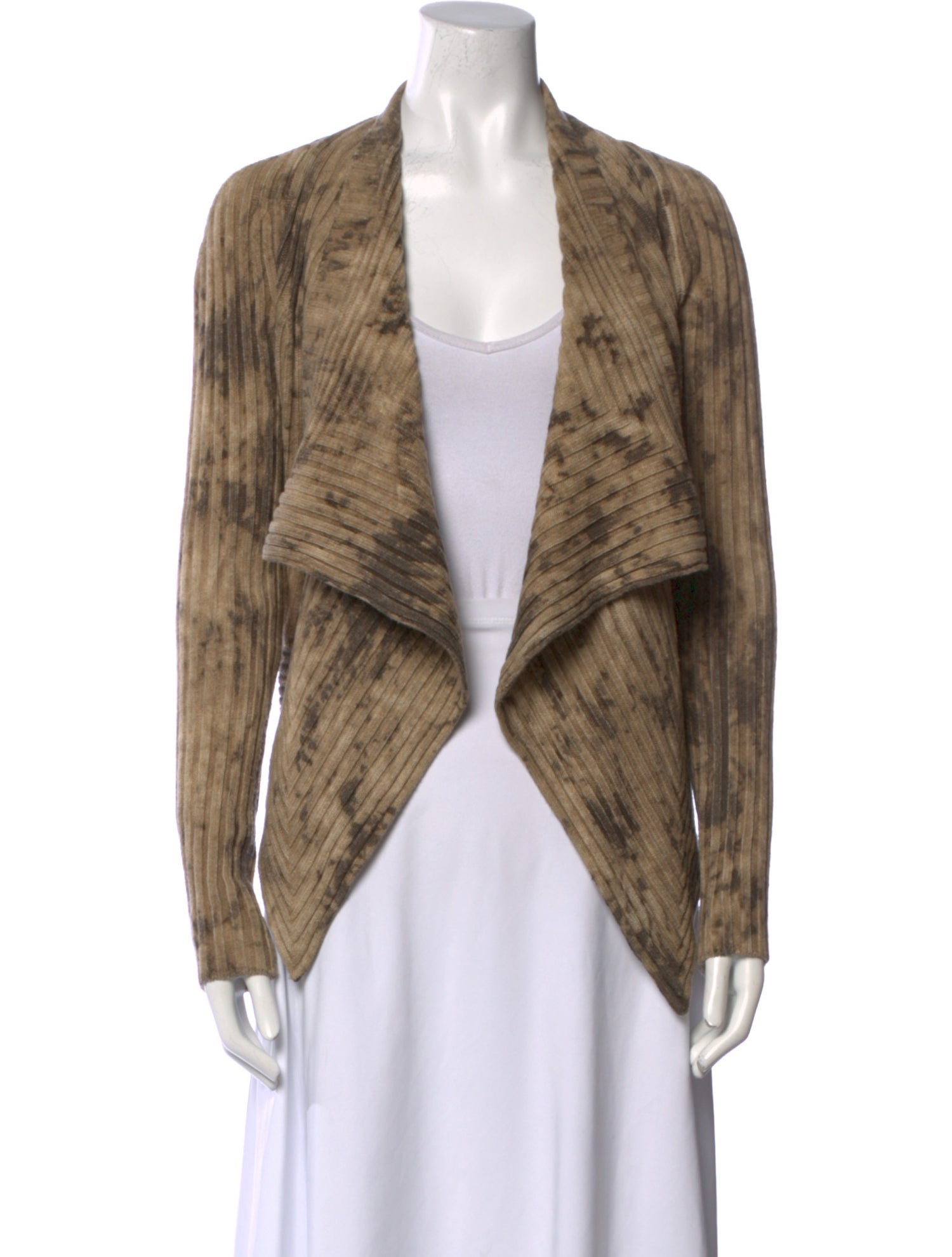 Alberto Makali Tie-Dye Print V-Neck Sweater