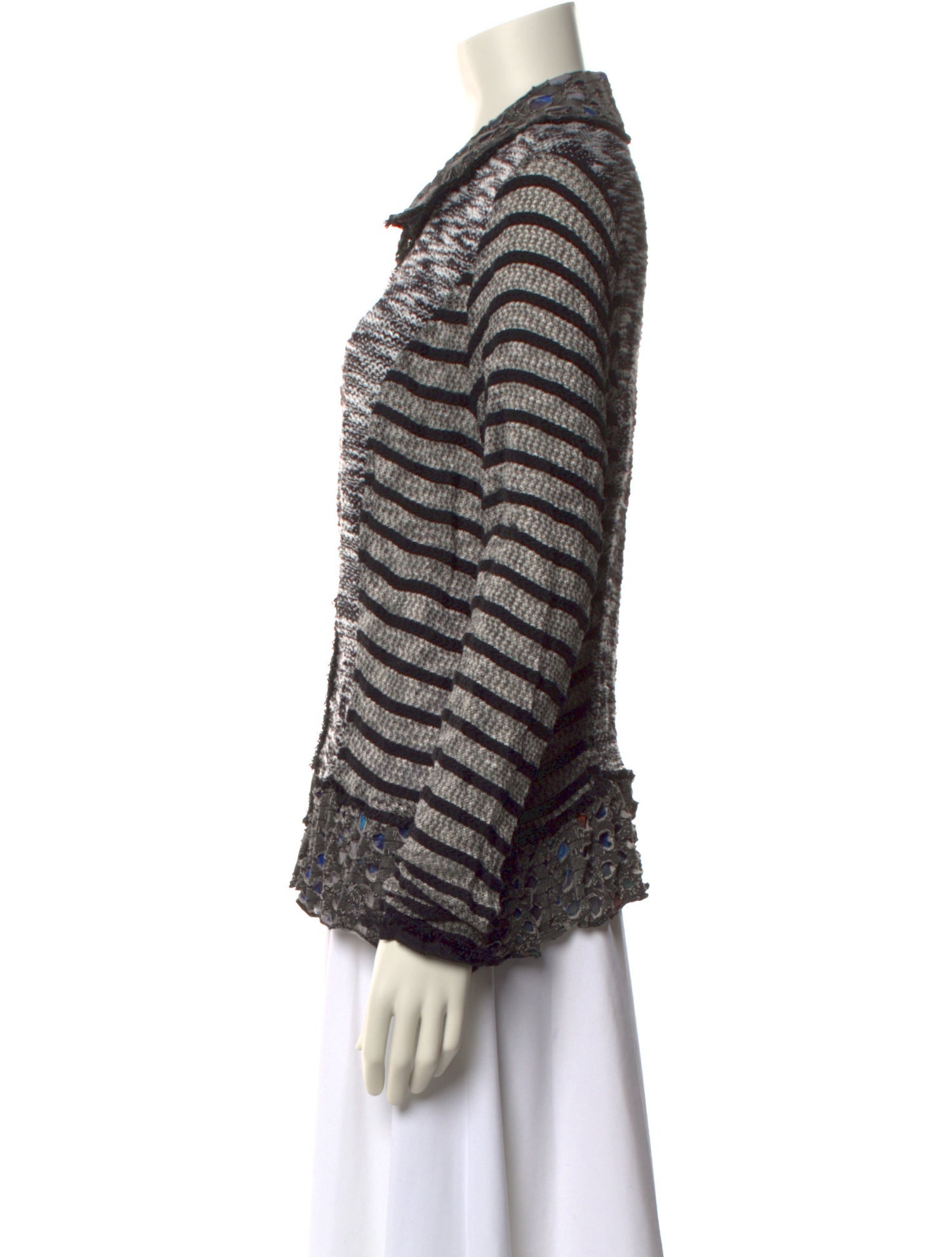 Alberto Makali Striped Crew Neck Sweater w/ Tags