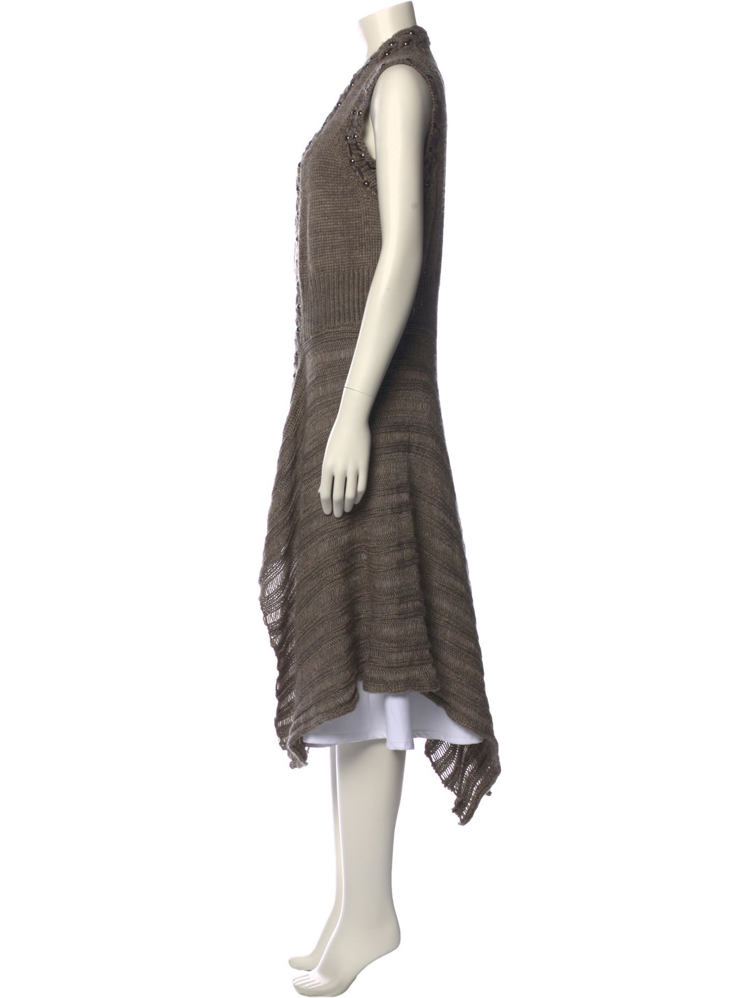 Alberto Makali Open Front Sweater